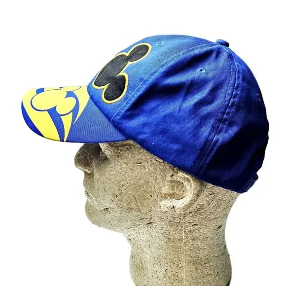 DISNEY DCL Hat Cruise Line Oceaneer Club Adj Blue Mickey Mouse Adult/Teen VGC - Picture 8 of 9